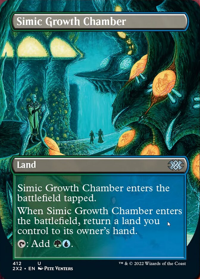 Simic Growth Chamber (Borderless Alternate Art) [Double Masters 2022] | Event Horizon Hobbies CA