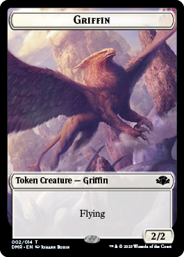 Griffin Token [Dominaria Remastered Tokens] | Event Horizon Hobbies CA