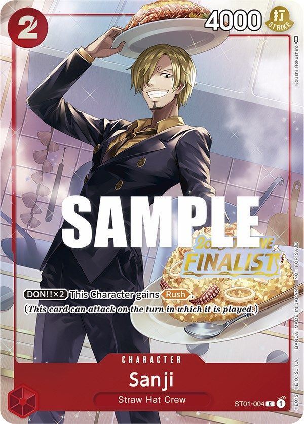 Sanji (Offline Regional 2023) [Finalist] [One Piece Promotion Cards] | Event Horizon Hobbies CA