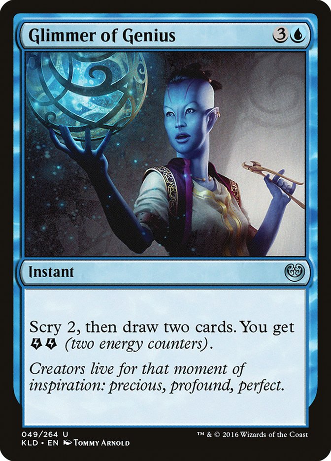 Glimmer of Genius [Kaladesh] | Event Horizon Hobbies CA