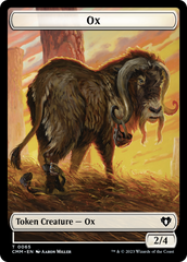 Phyrexian Golem // Ox Double-Sided Token [Commander Masters Tokens] | Event Horizon Hobbies CA