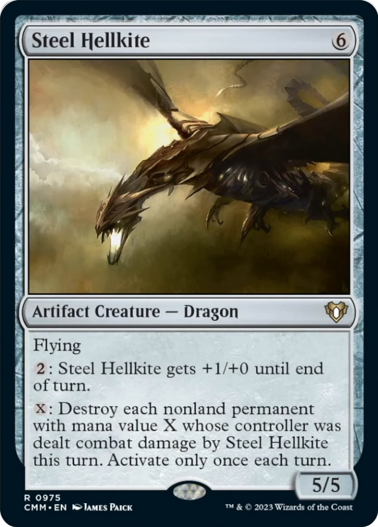 Steel Hellkite [Commander Masters] | Event Horizon Hobbies CA