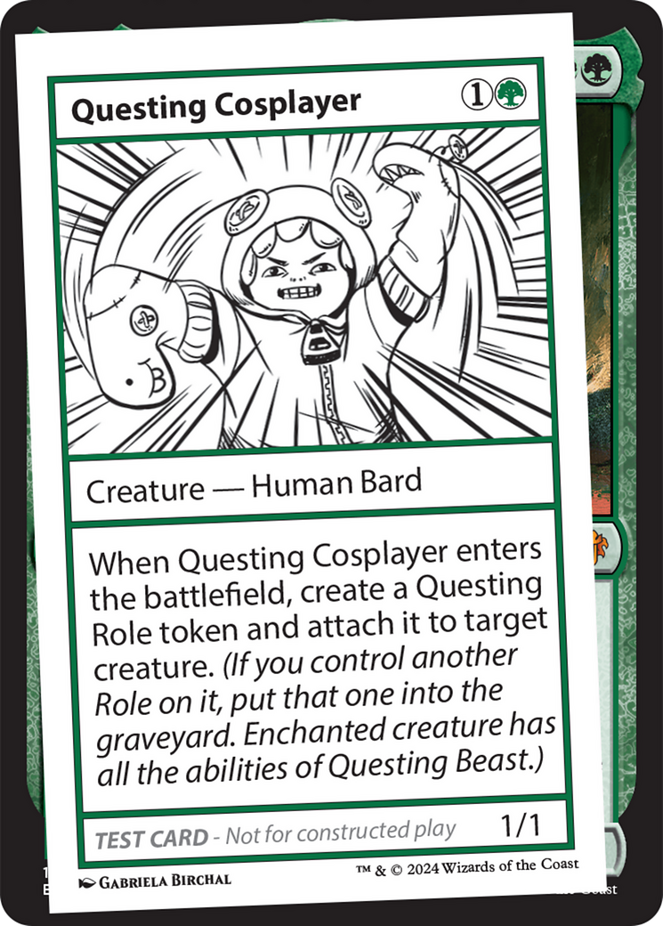 Questing Cosplayer [Mystery Booster 2 Playtest Cards] | Event Horizon Hobbies CA