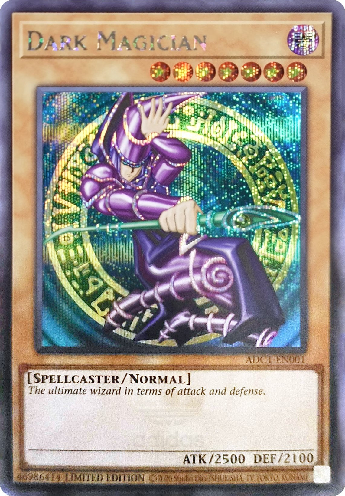 Dark Magician (Adidas Exclusive) [ADC1-EN001] Prismatic Secret Rare | Event Horizon Hobbies CA