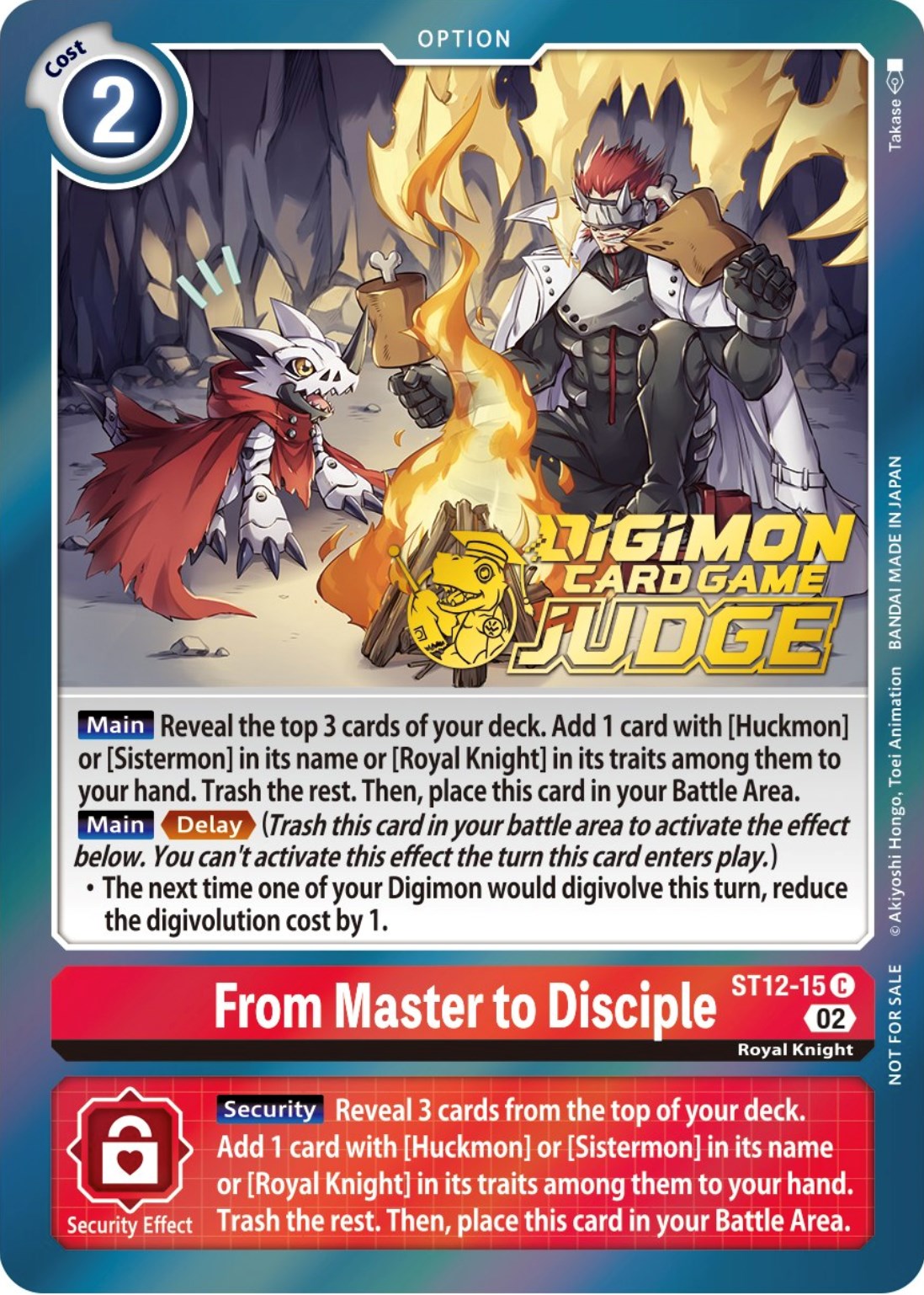 From Master to Disciple [ST12-15] (Judge Pack 3) [Starter Deck: Jesmon Promos] | Event Horizon Hobbies CA