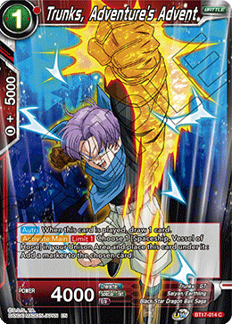 Trunks, Adventure's Advent (BT17-014) [Ultimate Squad] | Event Horizon Hobbies CA