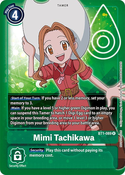 Mimi Tachikawa [BT1-089] (Official Tournament Pack Vol.3) [Release Special Booster Promos] | Event Horizon Hobbies CA