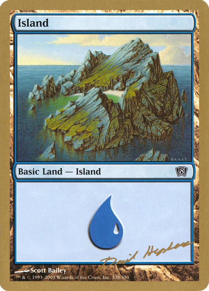 Island (dh338) (Dave Humpherys) [World Championship Decks 2003] | Event Horizon Hobbies CA