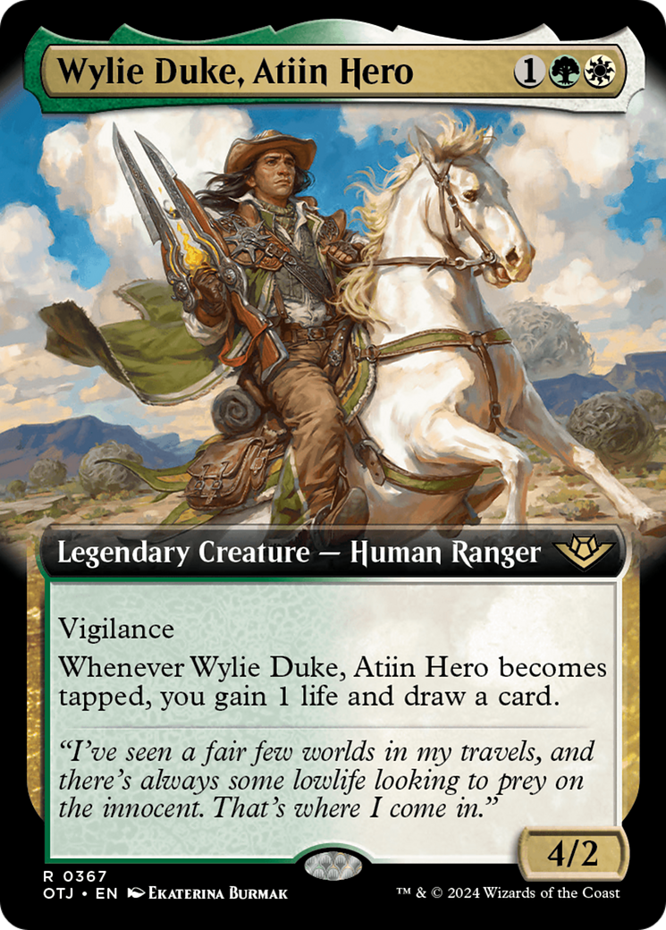 Wylie Duke, Atiin Hero (Extended Art) [Outlaws of Thunder Junction] | Event Horizon Hobbies CA
