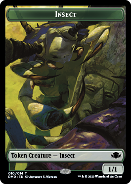 Insect // Sheep Double-Sided Token [Dominaria Remastered Tokens] | Event Horizon Hobbies CA