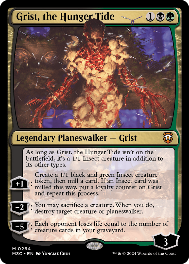 Grist, the Hunger Tide (Ripple Foil) [Modern Horizons 3 Commander] | Event Horizon Hobbies CA