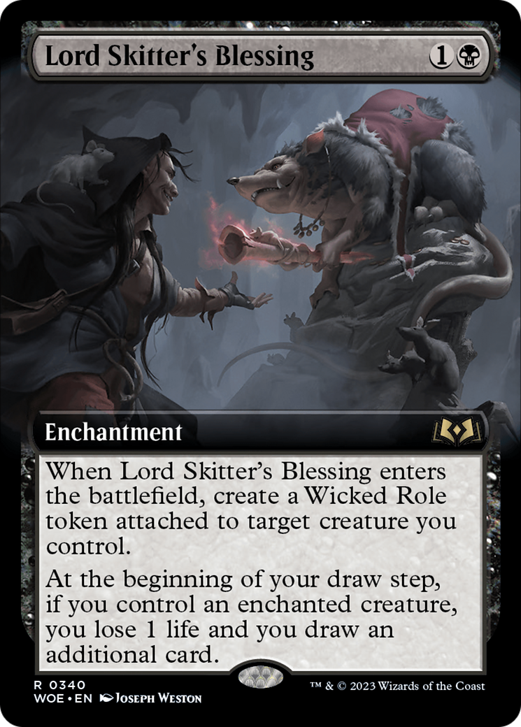 Lord Skitter's Blessing (Extended Art) [Wilds of Eldraine] | Event Horizon Hobbies CA