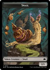 Snail // Thundertrap Trainer Double-Sided Token [Bloomburrow Tokens] | Event Horizon Hobbies CA