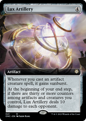 Lux Artillery (Extended Art) [Phyrexia: All Will Be One Commander] | Event Horizon Hobbies CA