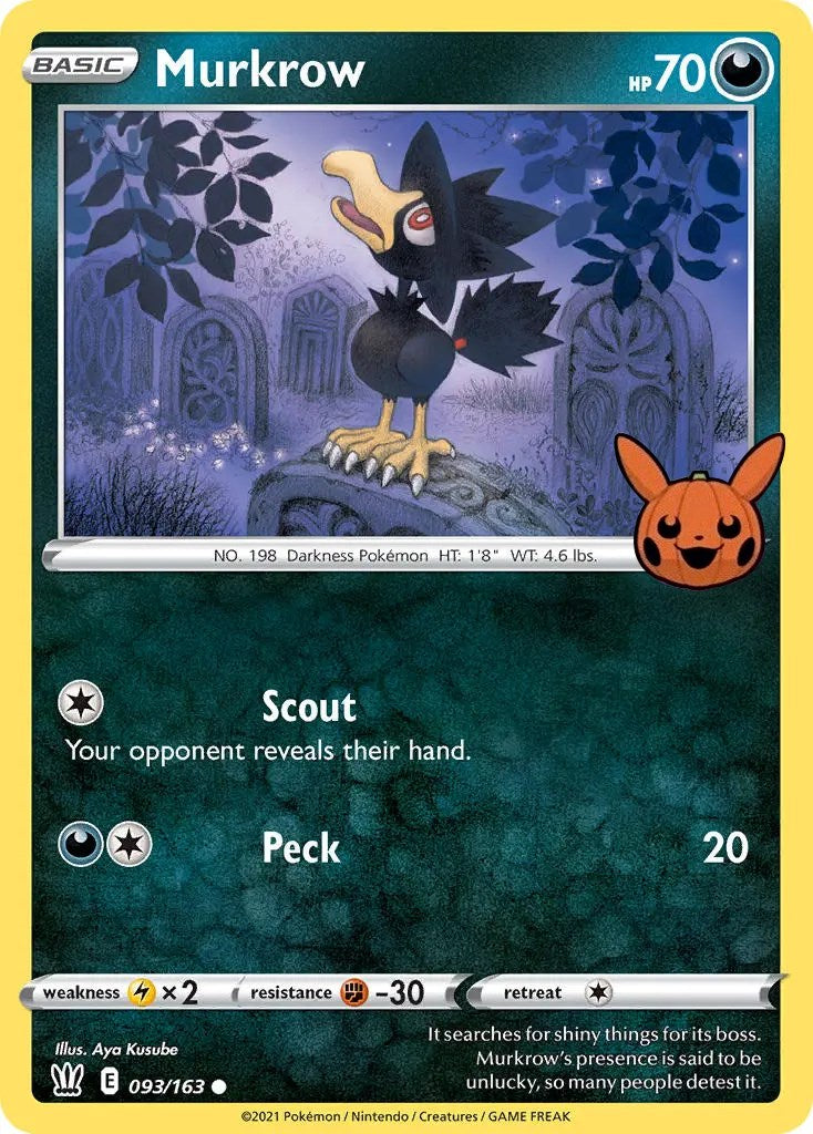 Murkrow (093/163) [Trick or Trade] | Event Horizon Hobbies CA