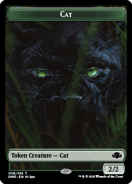 Zombie // Cat (008) Double-Sided Token [Dominaria Remastered Tokens] | Event Horizon Hobbies CA