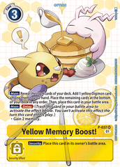 Yellow Memory Boost! [P-037] (Box Promotion Pack - Next Adventure) [Promotional Cards] | Event Horizon Hobbies CA