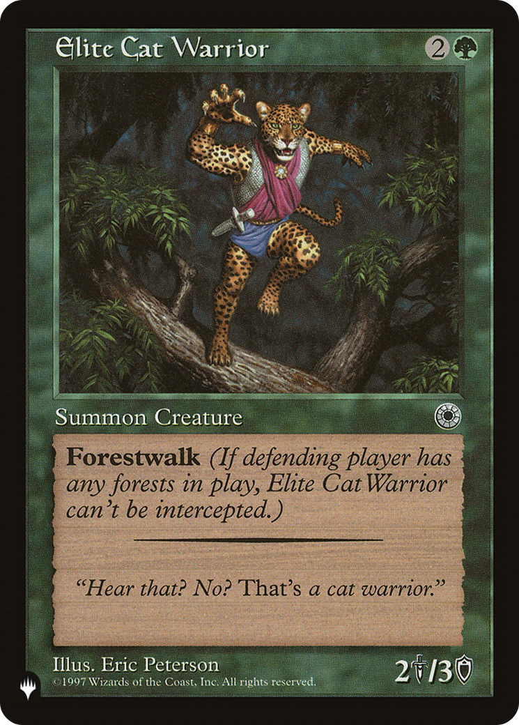 Elite Cat Warrior (Flavor Text) [The List] | Event Horizon Hobbies CA