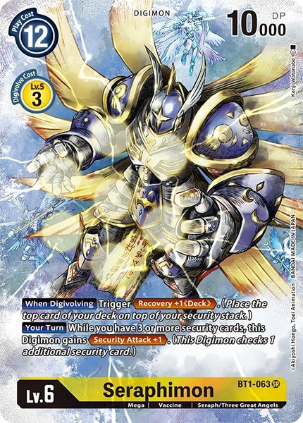 Seraphimon [BT1-063] (Alternate Art) [Dimensional Phase] | Event Horizon Hobbies CA