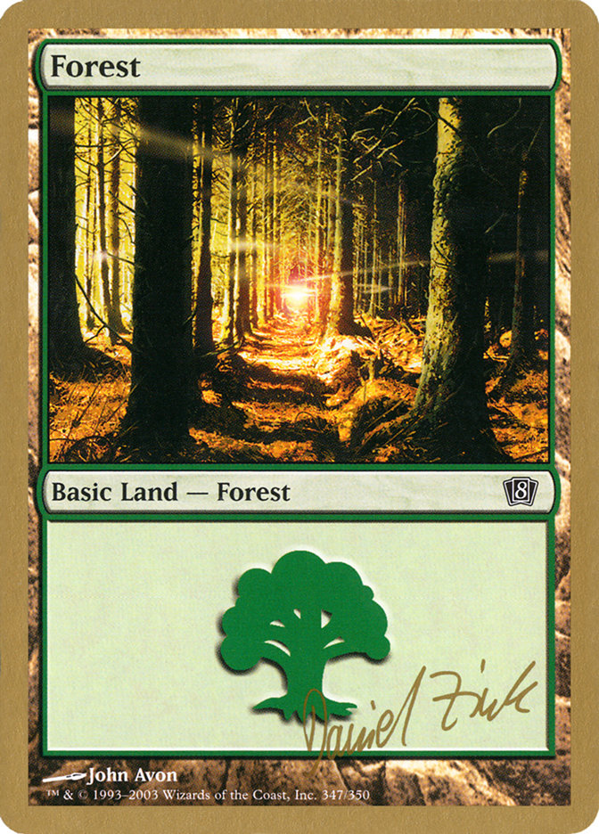 Forest (dz347) (Daniel Zink) [World Championship Decks 2003] | Event Horizon Hobbies CA