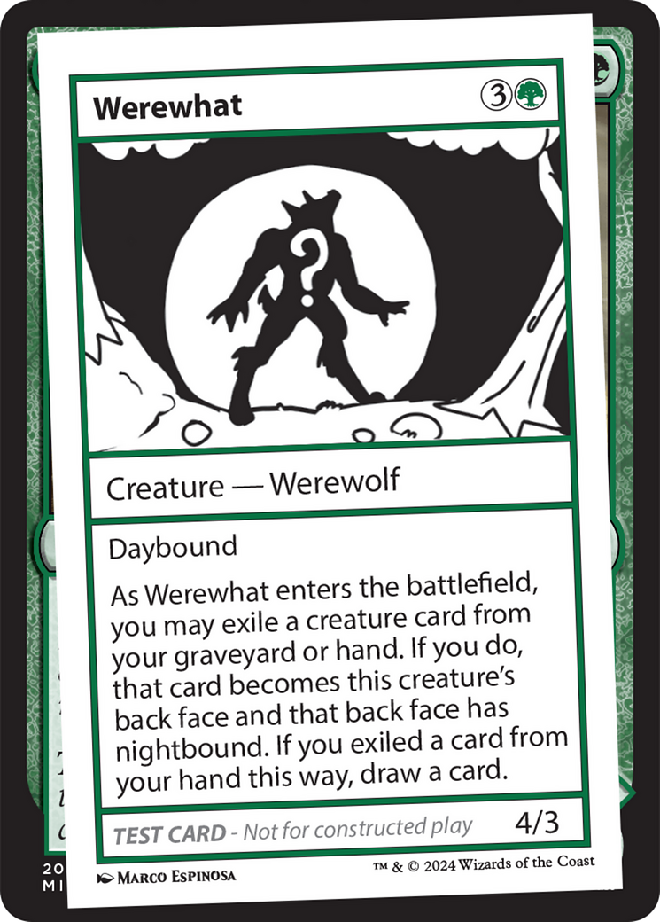 Werewhat [Mystery Booster 2 Playtest Cards] | Event Horizon Hobbies CA