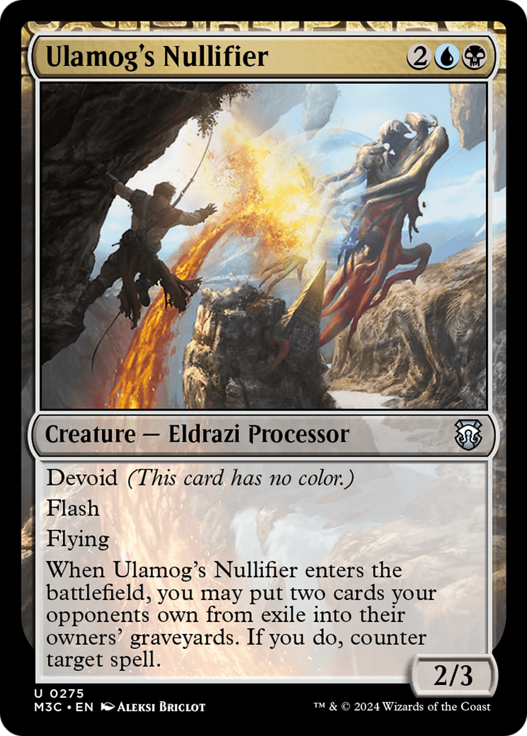 Ulamog's Nullifier (Ripple Foil) [Modern Horizons 3 Commander] | Event Horizon Hobbies CA