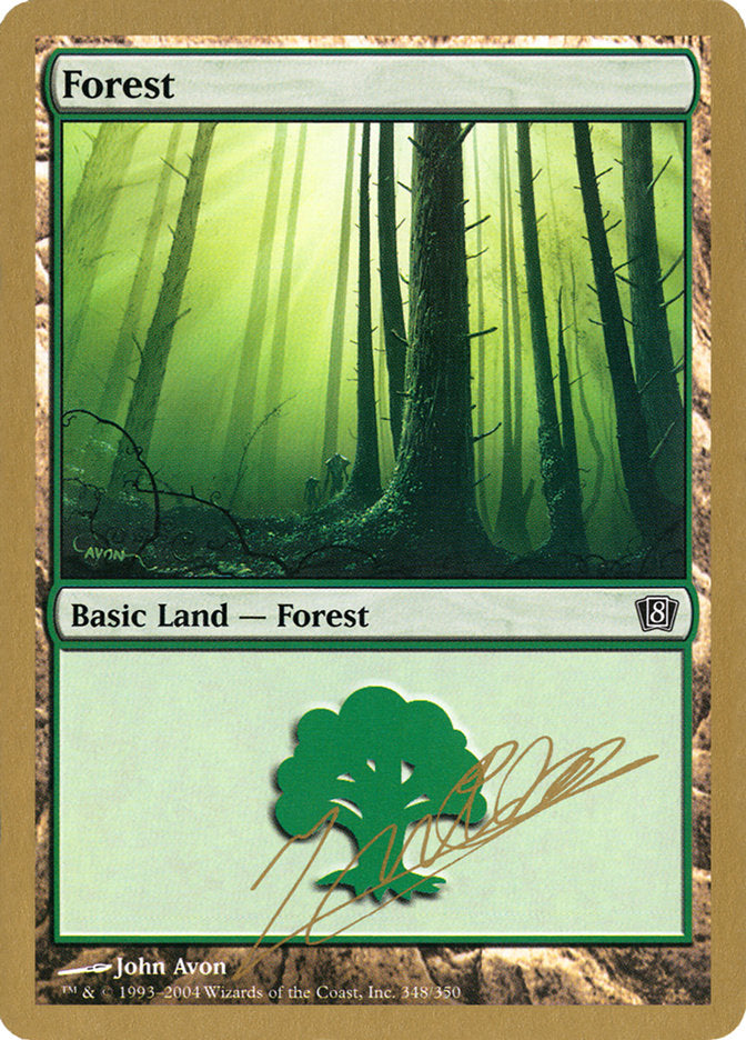 Forest (jn348) (Julien Nuijten) [World Championship Decks 2004] | Event Horizon Hobbies CA