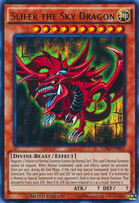 Slifer the Sky Dragon [LDK2-ENS01] Ultra Rare | Event Horizon Hobbies CA