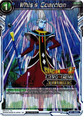 Whis's Coercion (Level 2) (BT1-055) [Judge Promotion Cards] | Event Horizon Hobbies CA