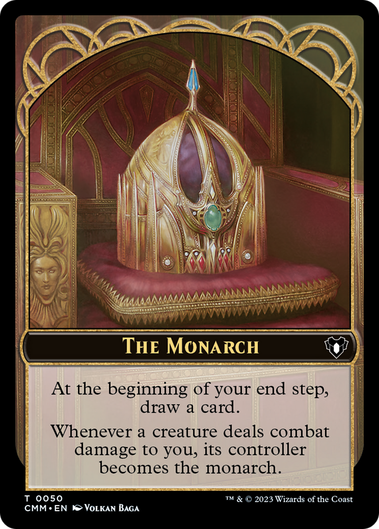 The Monarch // Cat (0005) Double-Sided Token [Commander Masters Tokens] | Event Horizon Hobbies CA