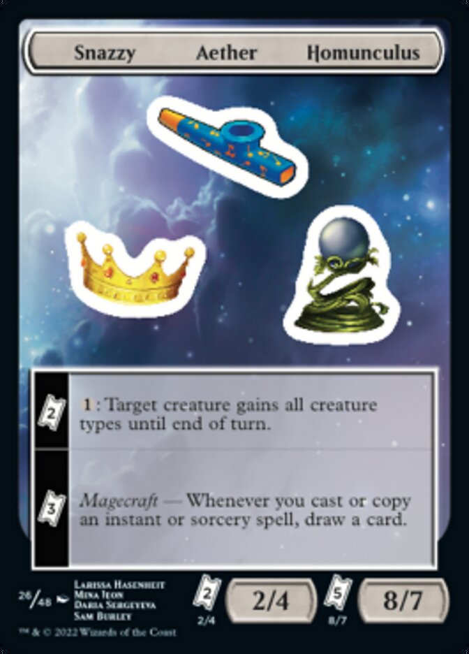 Snazzy Aether Homunculus [Unfinity Stickers] | Event Horizon Hobbies CA