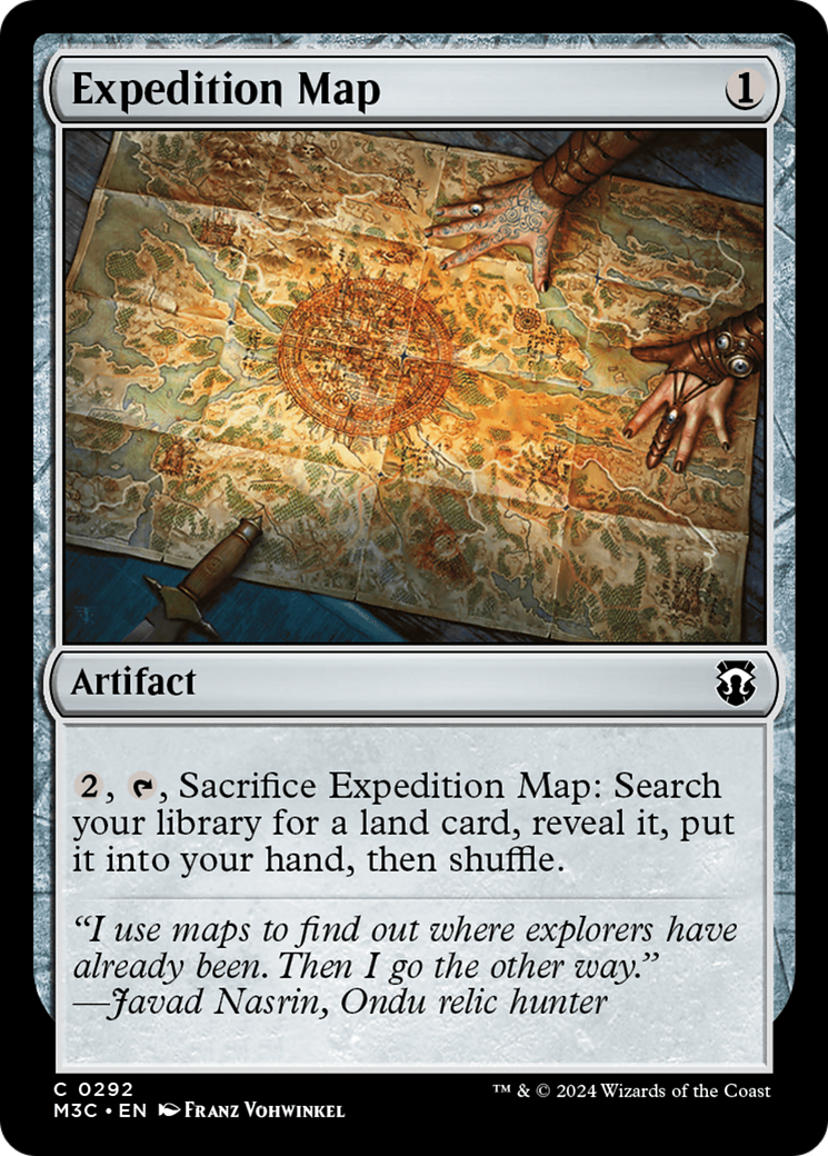 Expedition Map (Ripple Foil) [Modern Horizons 3 Commander] | Event Horizon Hobbies CA