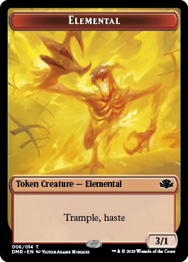 Insect // Elemental Double-Sided Token [Dominaria Remastered Tokens] | Event Horizon Hobbies CA