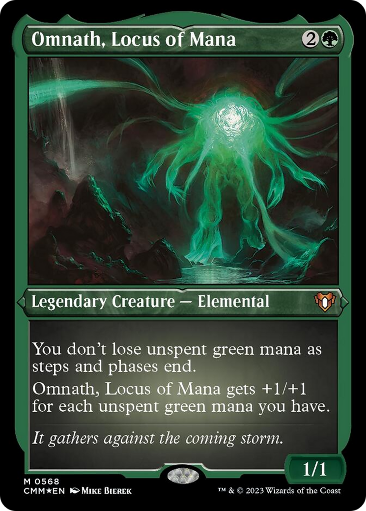 Omnath, Locus of Mana (Foil Etched) [Commander Masters] | Event Horizon Hobbies CA