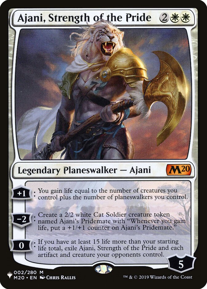 Ajani, Strength of the Pride [The List] | Event Horizon Hobbies CA