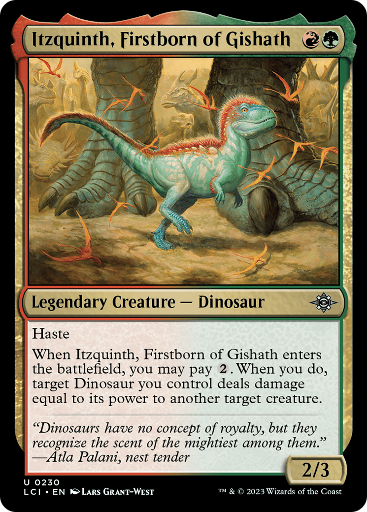 Itzquinth, Firstborn of Gishath [The Lost Caverns of Ixalan] | Event Horizon Hobbies CA