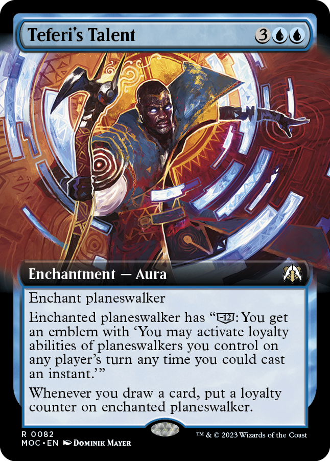 Teferi's Talent (Extended Art) [March of the Machine Commander] | Event Horizon Hobbies CA