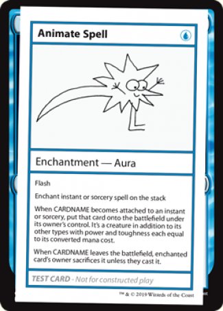 Animate Spell (2021 Edition) [Mystery Booster Playtest Cards] | Event Horizon Hobbies CA