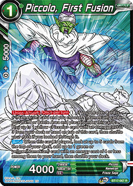 Piccolo, First Fusion (BT17-067) [Ultimate Squad] | Event Horizon Hobbies CA