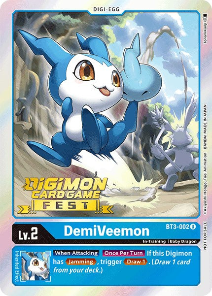 DemiVeemon [BT3-002] (Digimon Card Game Fest 2022) [Release Special Booster Promos] | Event Horizon Hobbies CA