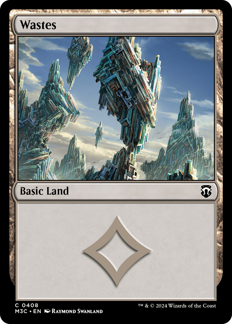 Wastes (Ripple Foil) [Modern Horizons 3 Commander] | Event Horizon Hobbies CA