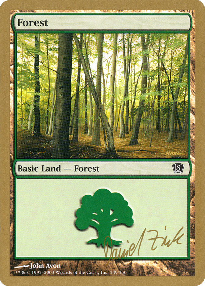 Forest (dz349) (Daniel Zink) [World Championship Decks 2003] | Event Horizon Hobbies CA