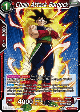 Chain Attack Bardock (P-293) [Tournament Promotion Cards] | Event Horizon Hobbies CA