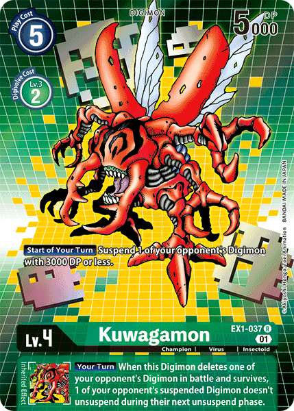 Kuwagamon [EX1-037] (Alternate Art) [Classic Collection] | Event Horizon Hobbies CA