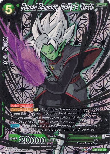 Fused Zamasu, Deity's Wrath (Collector's Selection Vol. 1) (DB1-057) [Promotion Cards] | Event Horizon Hobbies CA