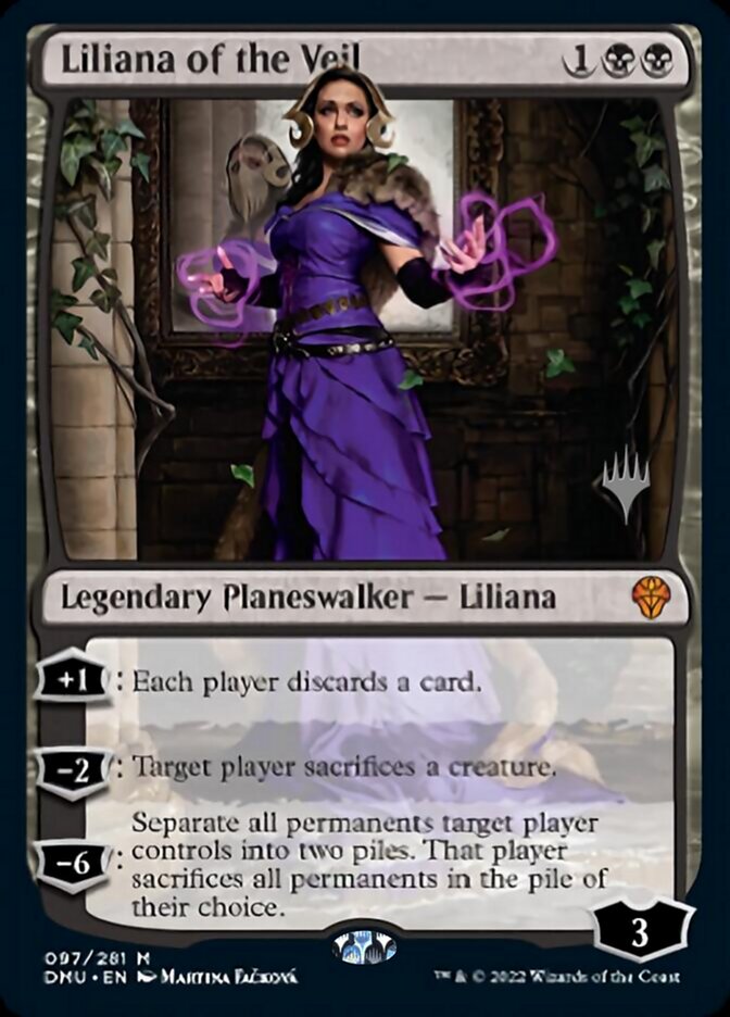 Liliana of the Veil (Promo Pack) [Dominaria United Promos] | Event Horizon Hobbies CA