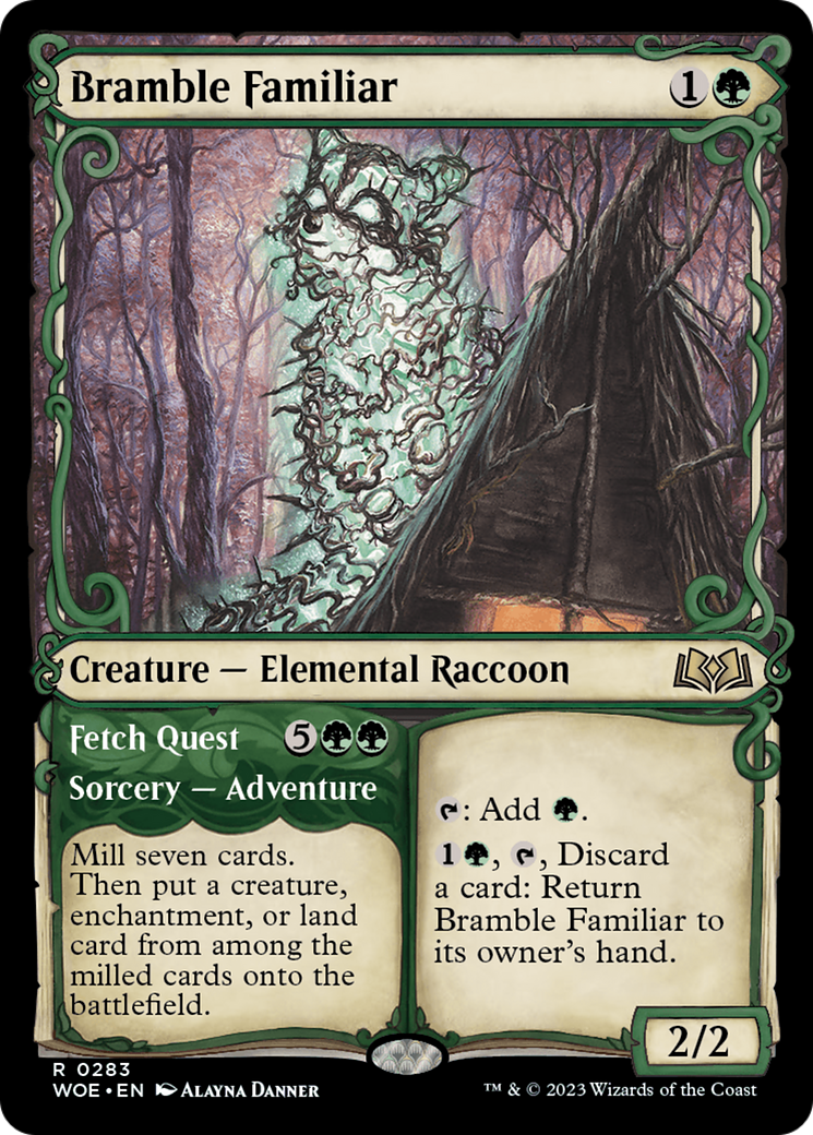 Bramble Familiar // Fetch Quest (Showcase) [Wilds of Eldraine] | Event Horizon Hobbies CA