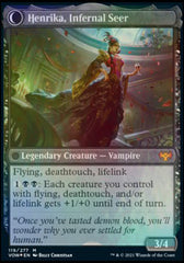 Henrika Domnathi // Henrika, Infernal Seer [Innistrad: Crimson Vow Prerelease Promos] | Event Horizon Hobbies CA