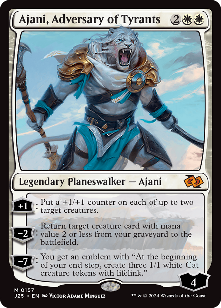 Ajani, Adversary of Tyrants [Foundations Jumpstart] | Event Horizon Hobbies CA