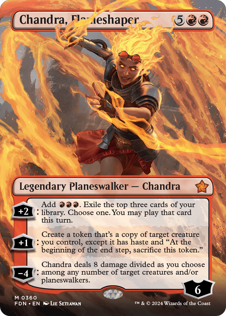 Chandra, Flameshaper (Borderless) [Foundations] | Event Horizon Hobbies CA